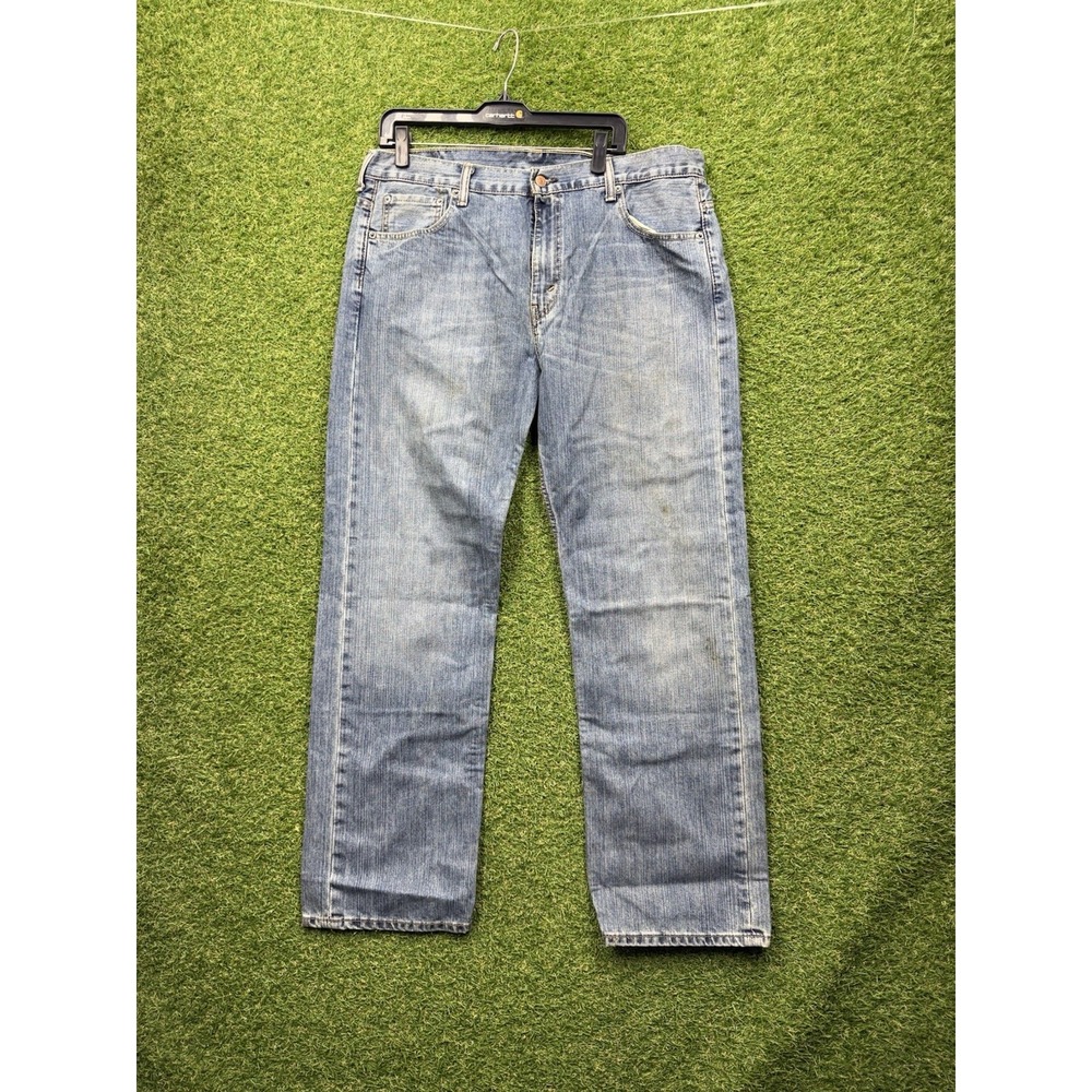 VINTAGE Levis 569 Jeans Mens 36x32 Blue Loose Straight Fit Medium Wash Denim